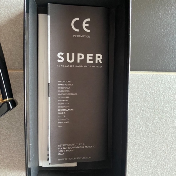 RetroSuperFuture Classic Black Sunglasses - Picture 8 of 8